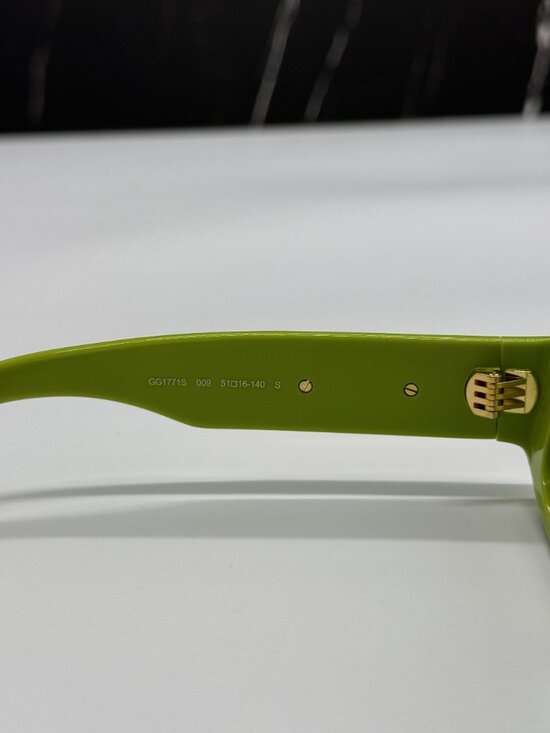 NEW GUCCI GG1771S 009 GREEN GUCCI SUNGLASSES main image 7